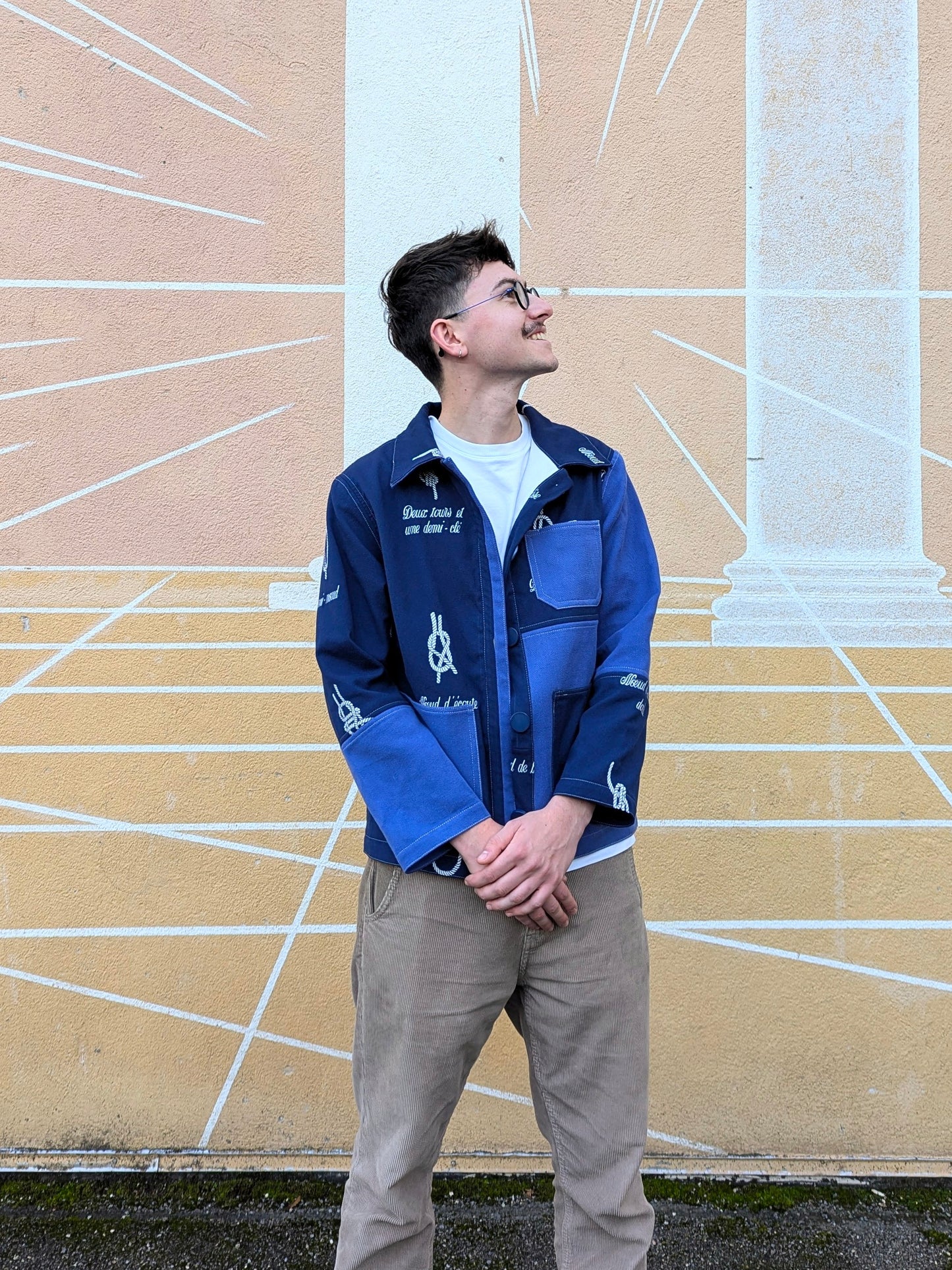Veste worker color block