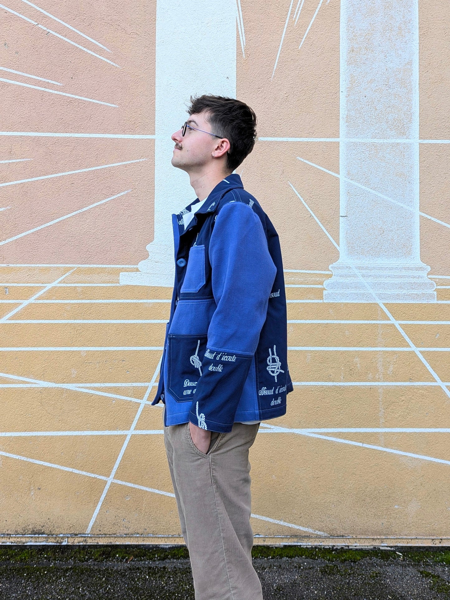 Veste worker color block