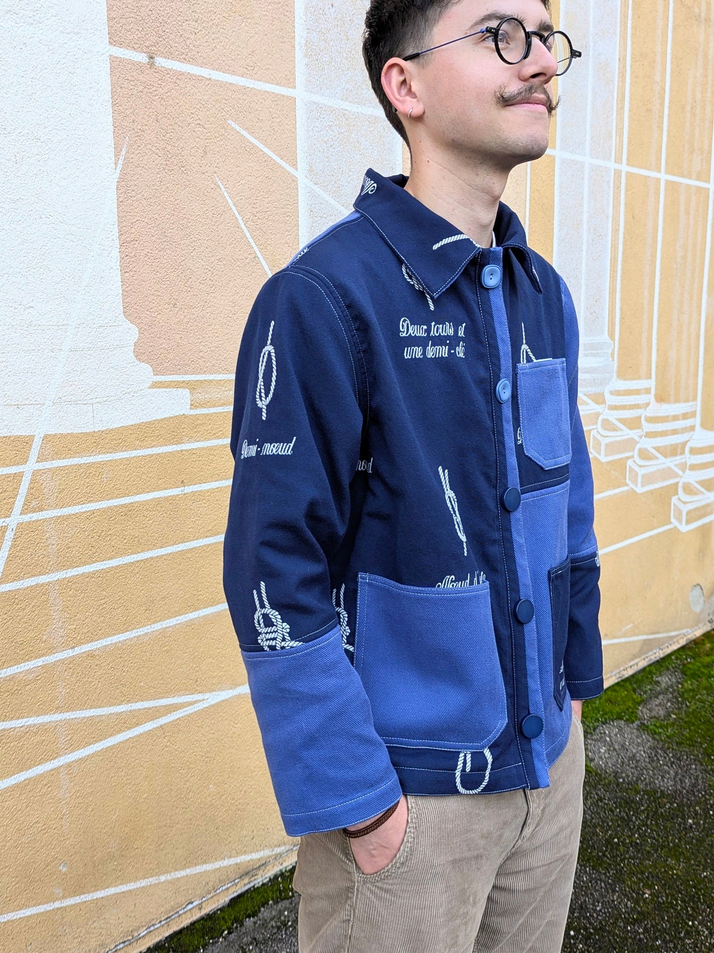 Veste worker color block