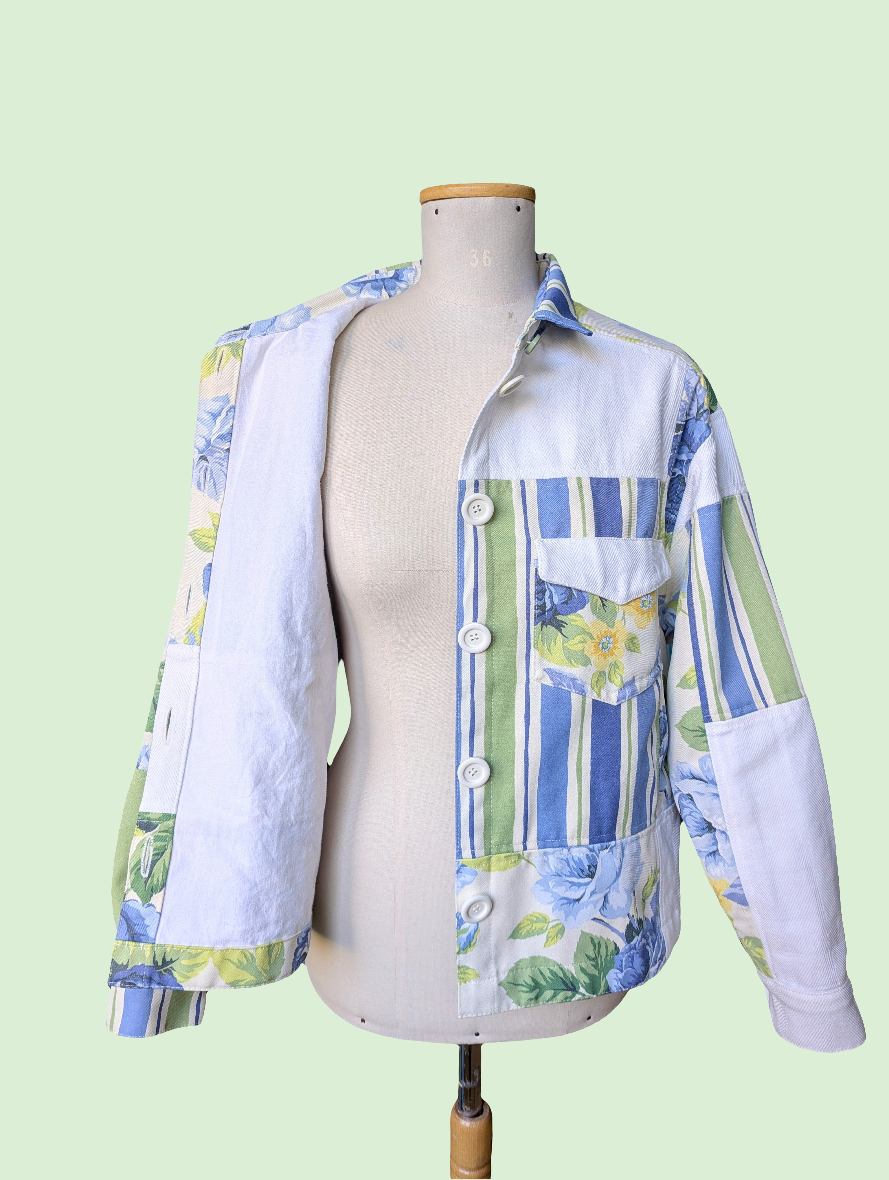 Veste carrée patchwork