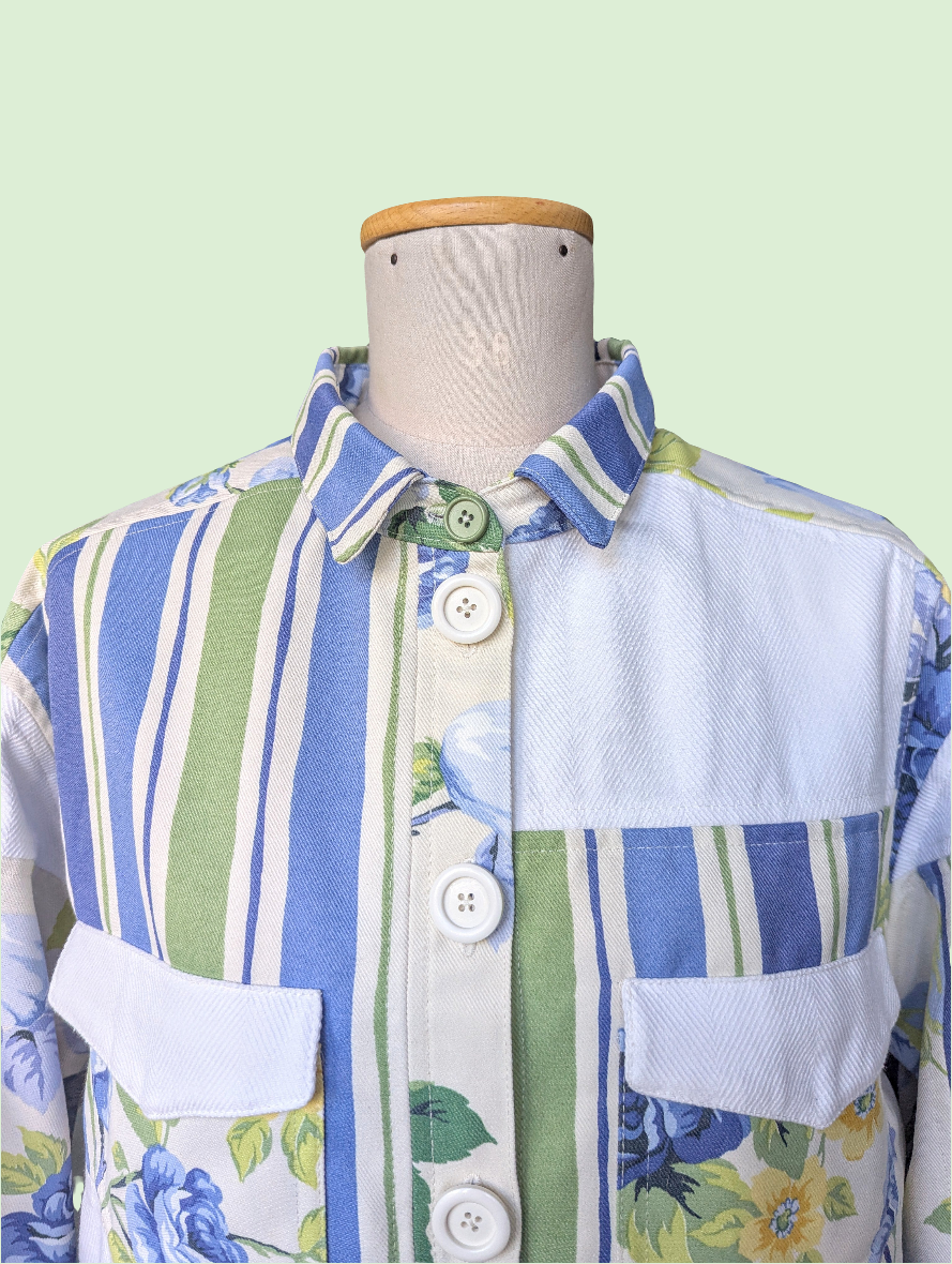 Veste carrée patchwork