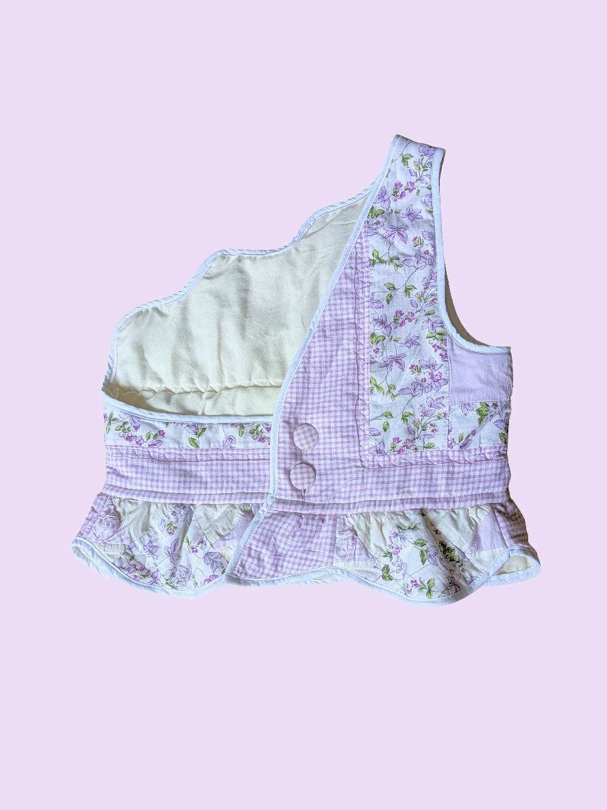 Veste sans manche asymétrique