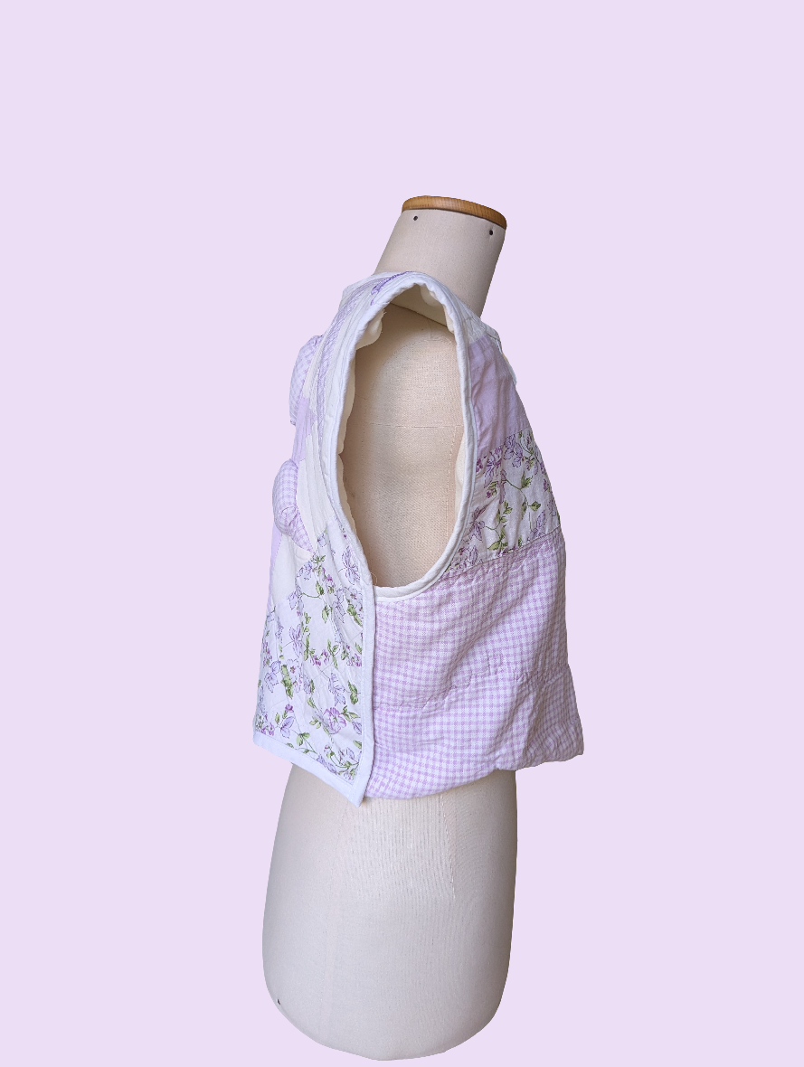 Veste sans manches à épaulettes
