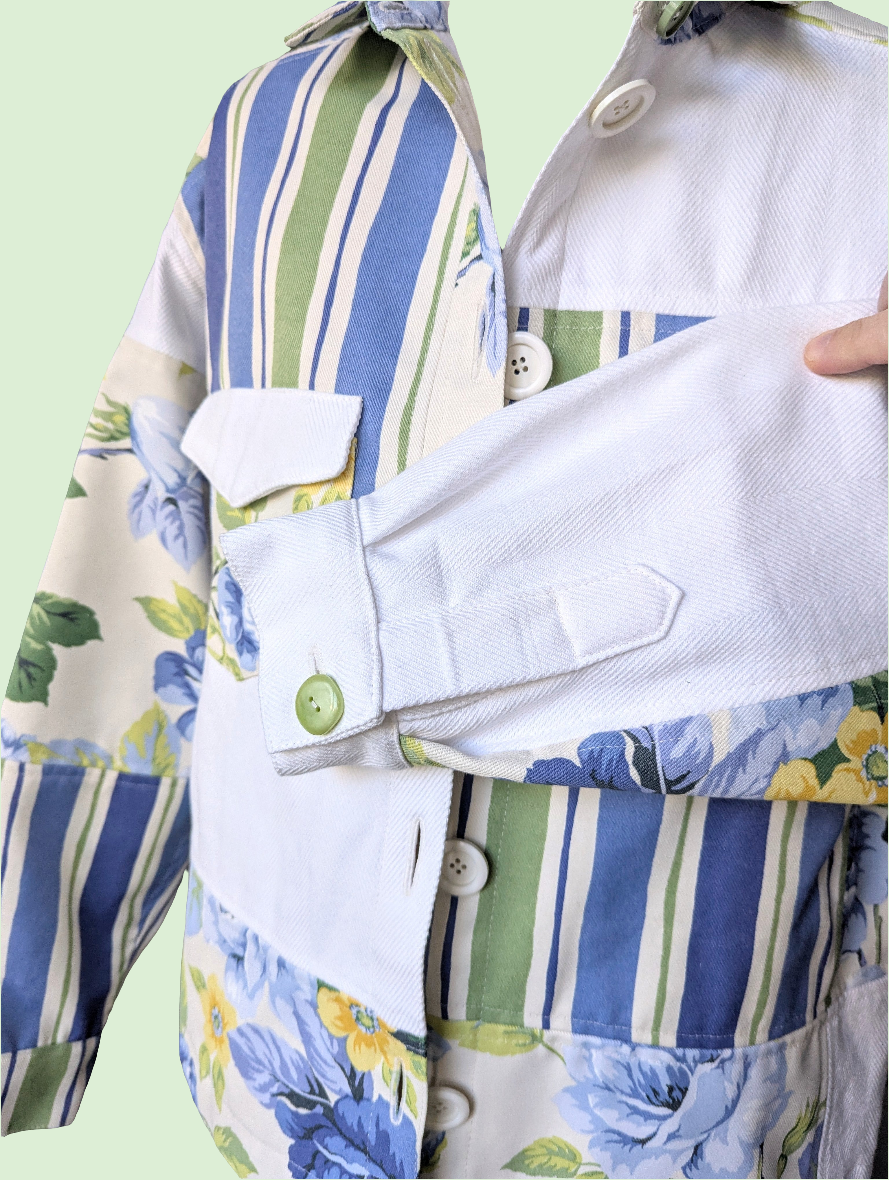 Veste carrée patchwork
