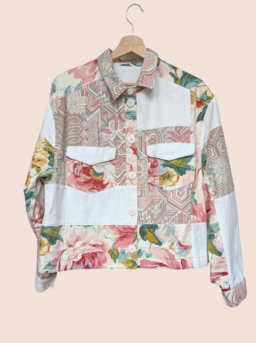 Veste carrée patchwork