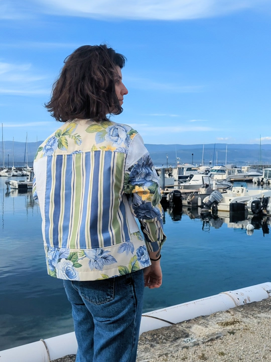 Veste carrée patchwork