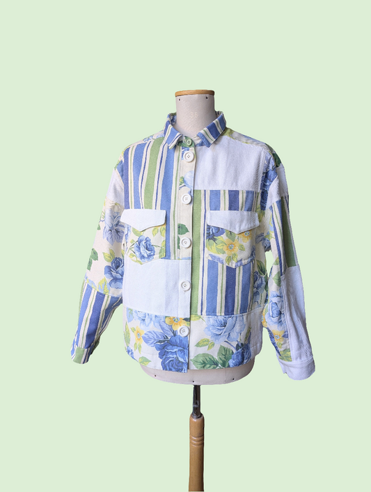 Veste carrée patchwork